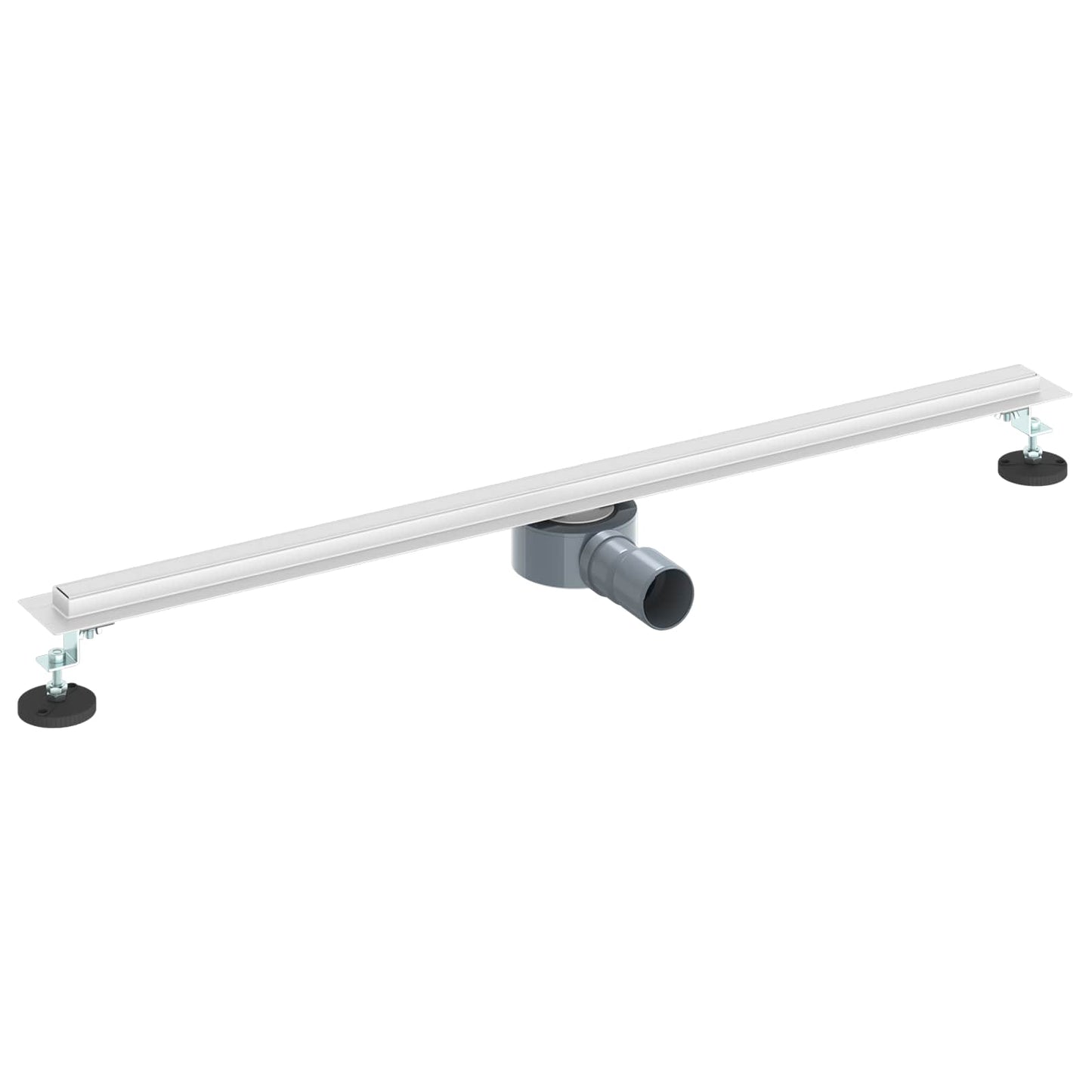 Scolascale per doccia a 360° con modello slim Argento 90 cm