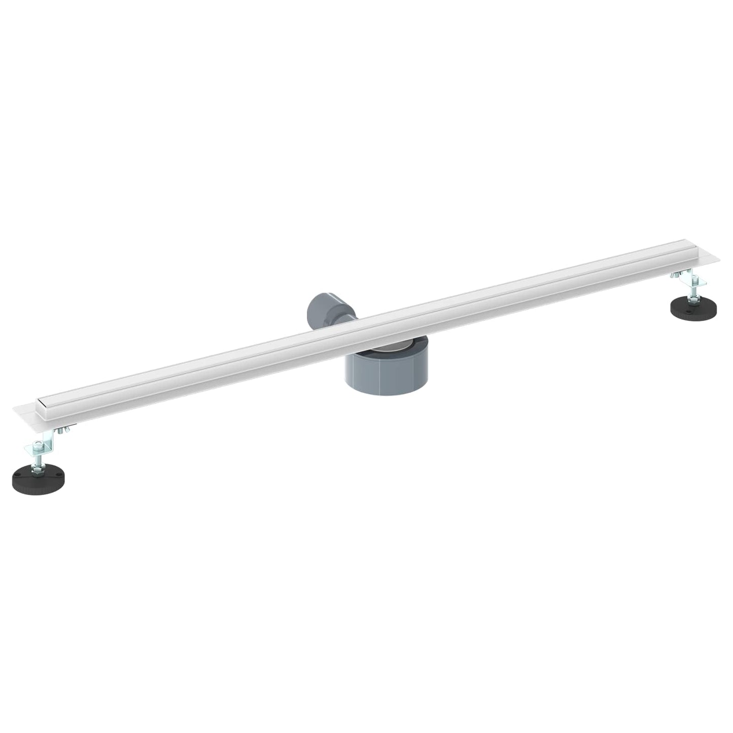 Scolascale per doccia a 360° con modello slim Argento 90 cm