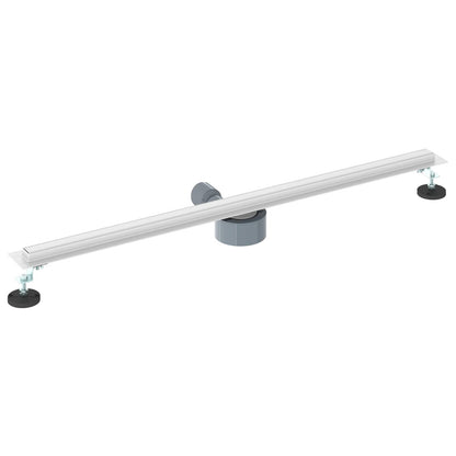Scolascale per doccia a 360° con modello slim Argento 90 cm