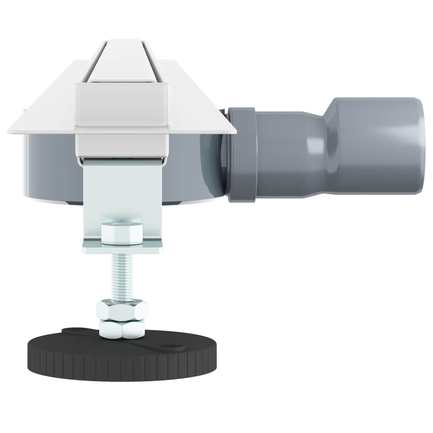 Scolascale per doccia a 360° con modello slim Argento 90 cm