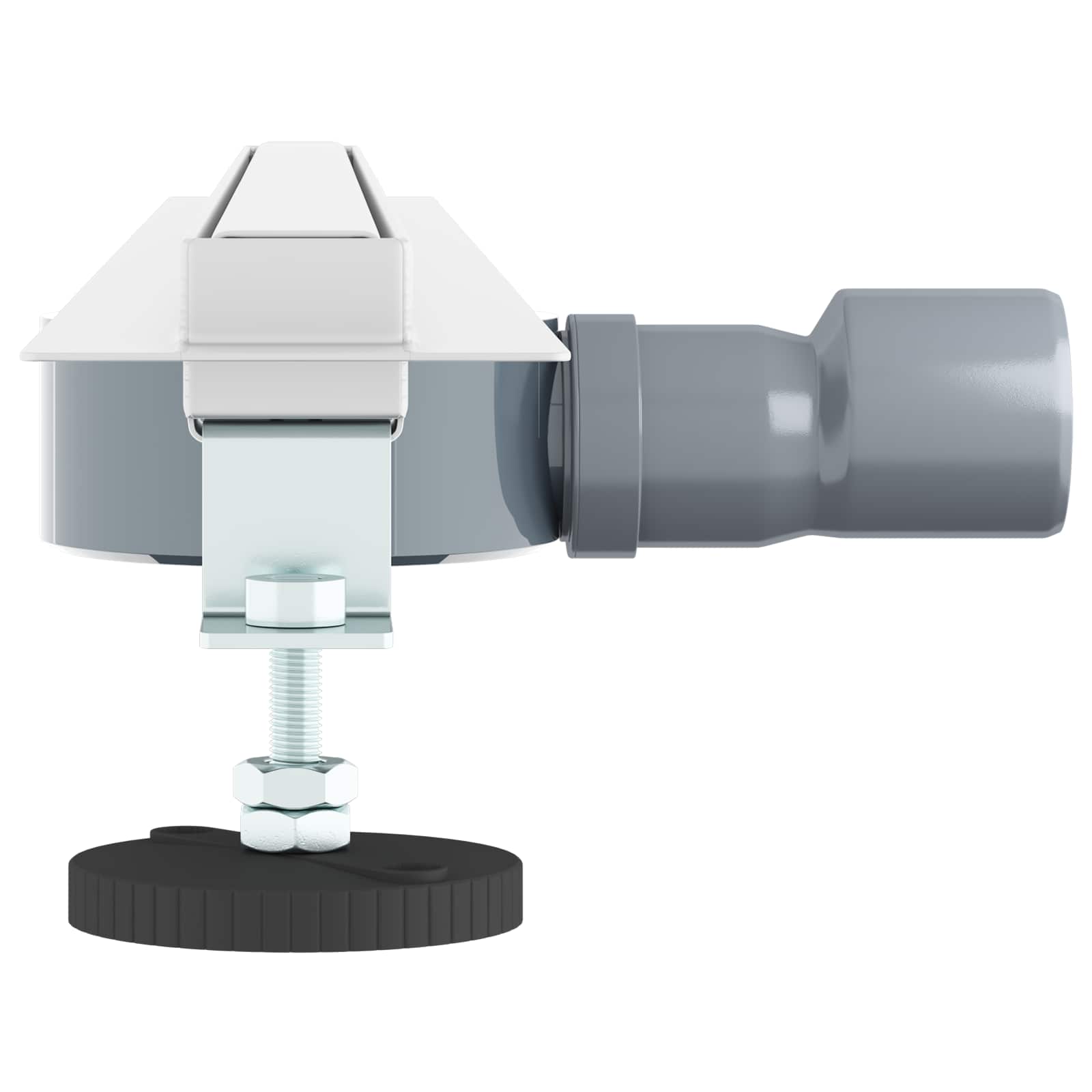Scolascale per doccia a 360° con modello slim Argento 80 cm | homemem39