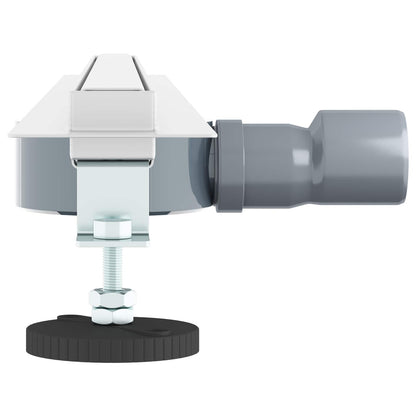 Scolascale per doccia a 360° con modello slim Argento 80 cm | homemem39