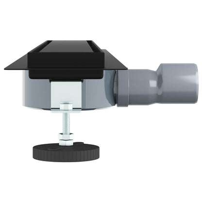 Scarico doccia 2-in-1 con sifone a 360° Nero 60 cm | homemem39