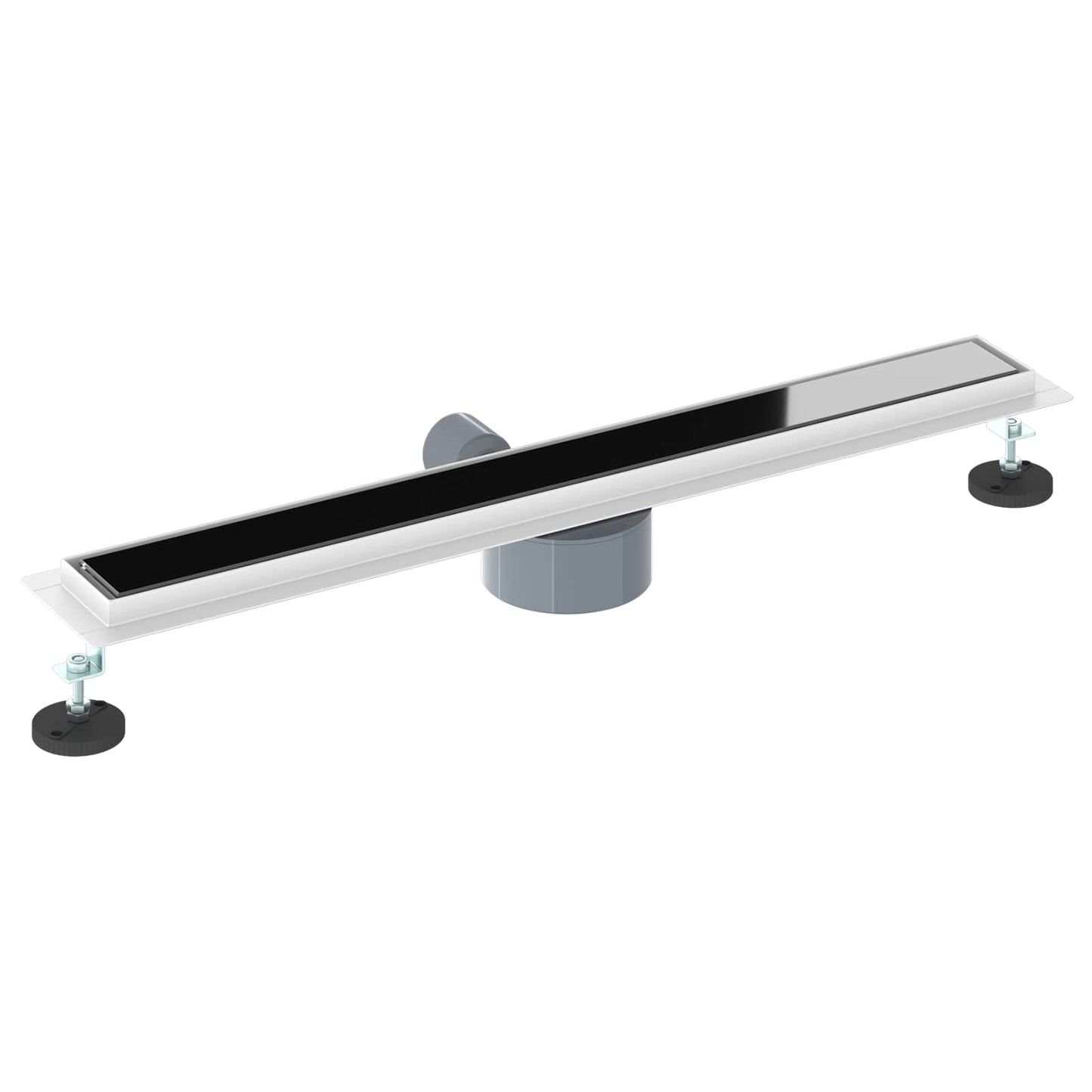 Scarico doccia con copertura in vetro e sifone a 360° 70 cm