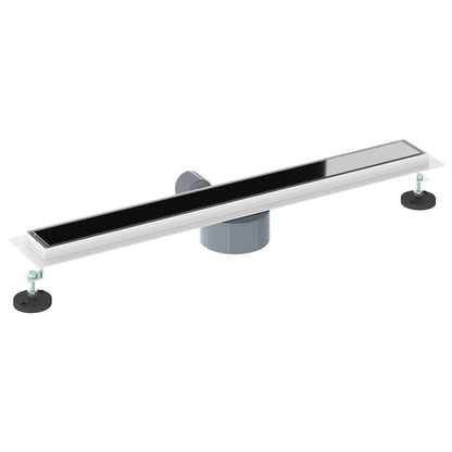 Scarico doccia con copertura in vetro e sifone a 360° 70 cm