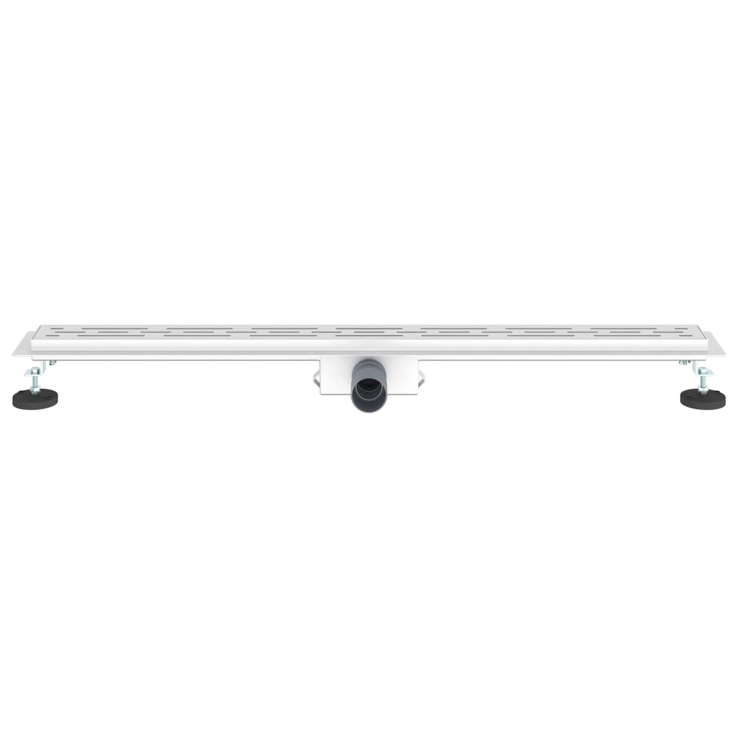 Drenaggio doccia con design a striscia Argento 90 cm | homemem39