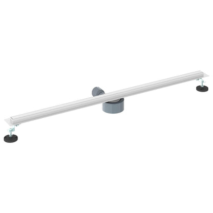 Scolascale per doccia a 360° con modello slim Argento 100 cm