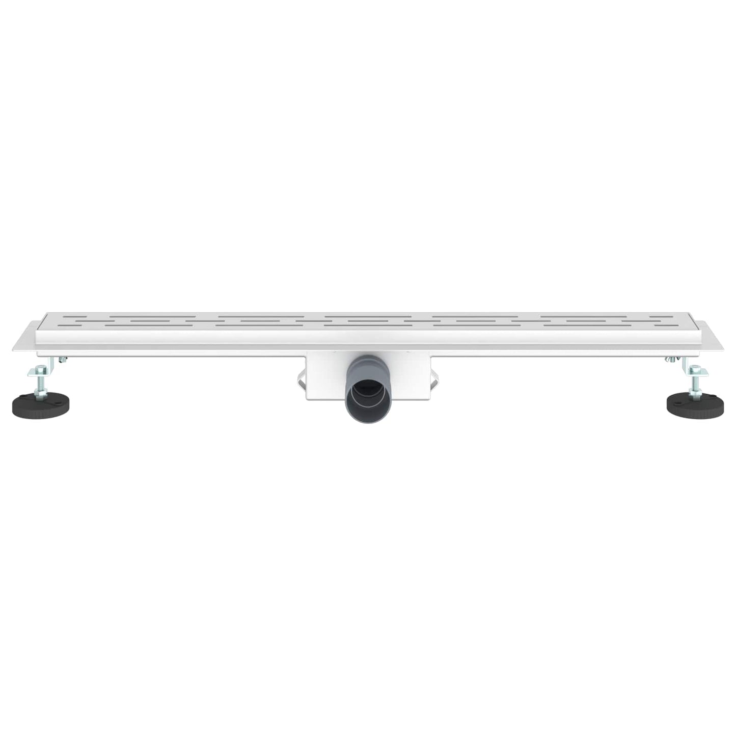 Drenaggio doccia con design a striscia Argento 70 cm | homemem39
