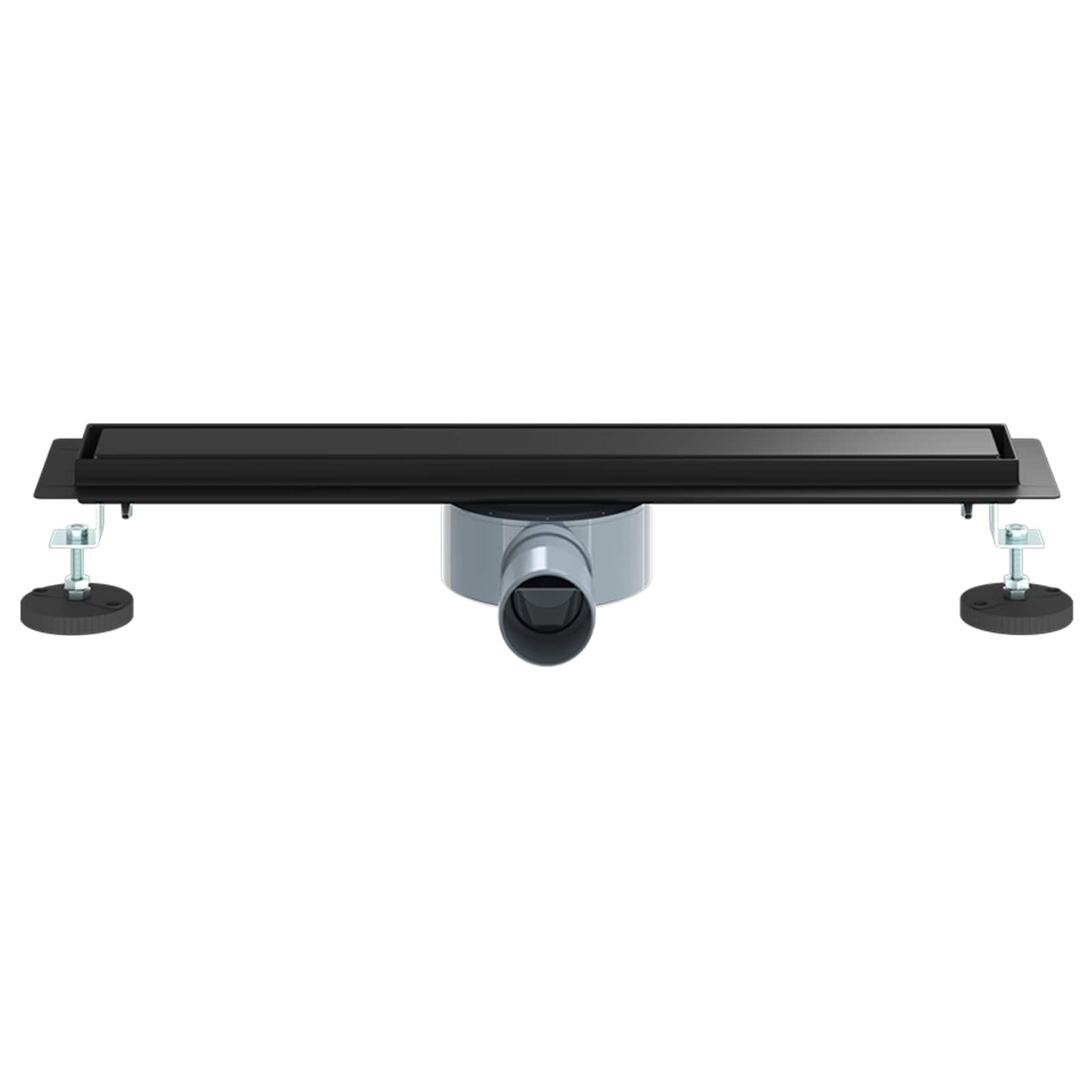 Scarico doccia 2-in-1 con sifone a 360° Nero 50 cm