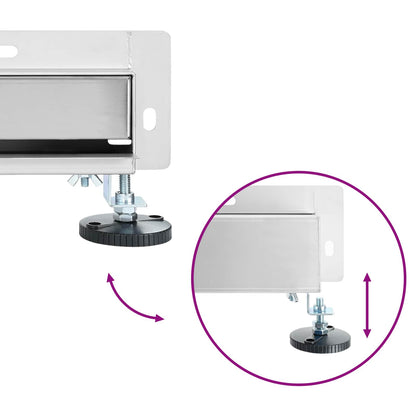 Scarico Doccia da Parete Argento 90 cm Acciaio Inox 304