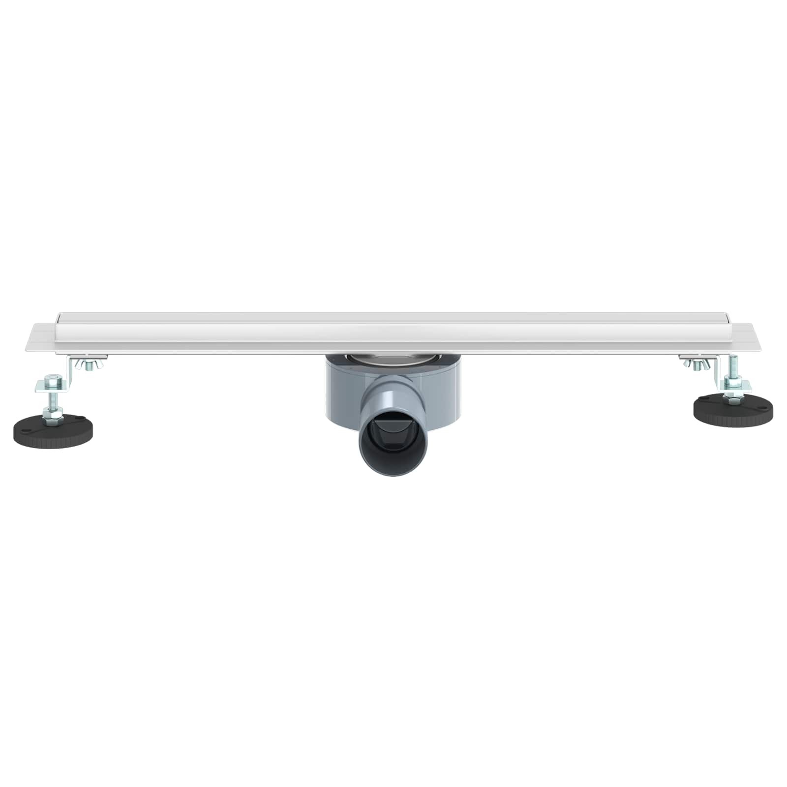 Scolascale per doccia a 360° con modello slim Argento 50 cm | homemem39