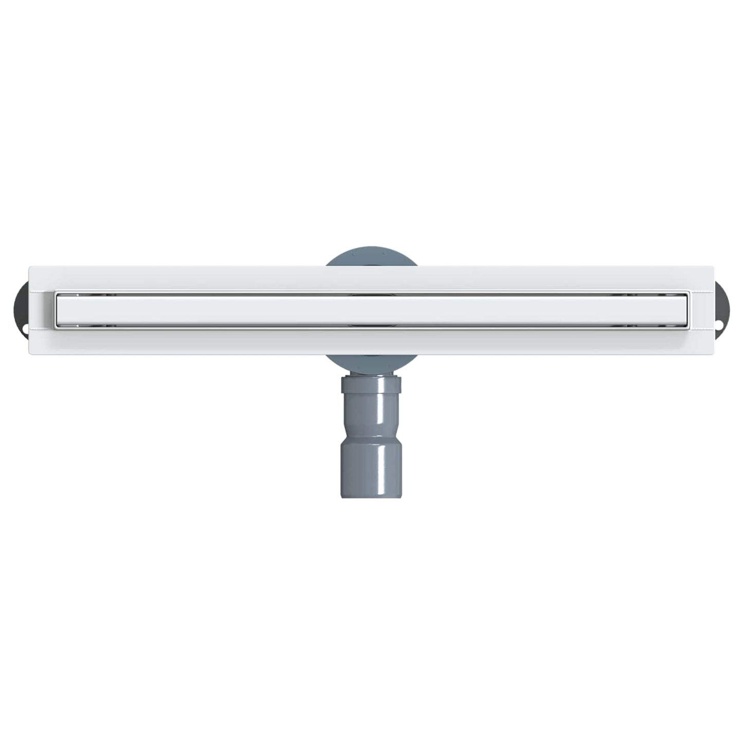 Scolascale per doccia a 360° con modello slim Argento 50 cm