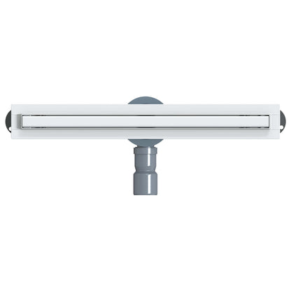 Scolascale per doccia a 360° con modello slim Argento 50 cm