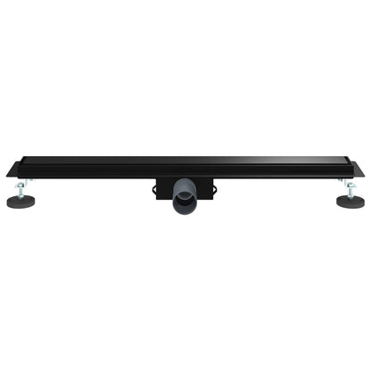 Drenaggio doccia 2 in 1 Nero 70 cm Acciaio Inox 304 | homemem39