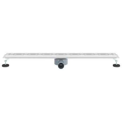 Scarico doccia con copertura in vetro e sifone a 360° 90 cm