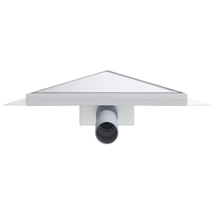 Scarico Doccia Triangolare 2 in 1 Argento 32 x 32 x 7,5 cm | homemem39