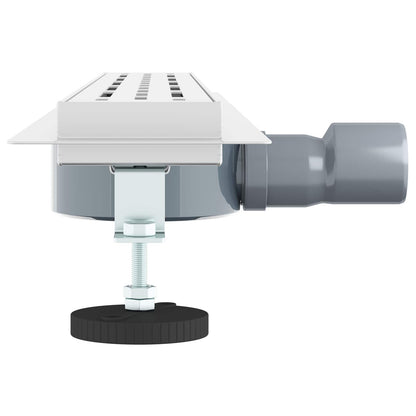 Scarico doccia con copertura in vetro e sifone a 360° 70 cm