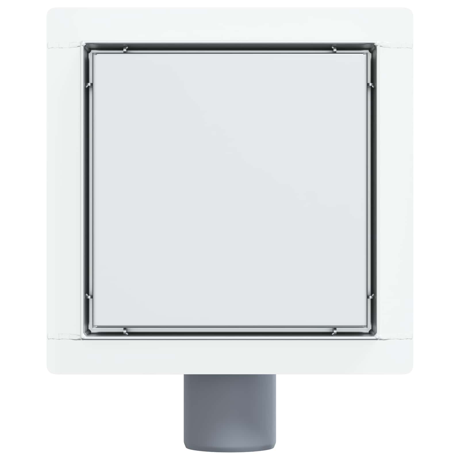 Drenaggio doccia 2 in 1 Argento 15 x 15 cm Acciaio Inox 304 | homemem39