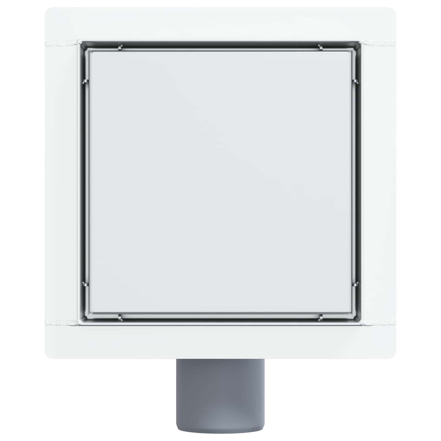 Drenaggio doccia 2 in 1 Argento 15 x 15 cm Acciaio Inox 304