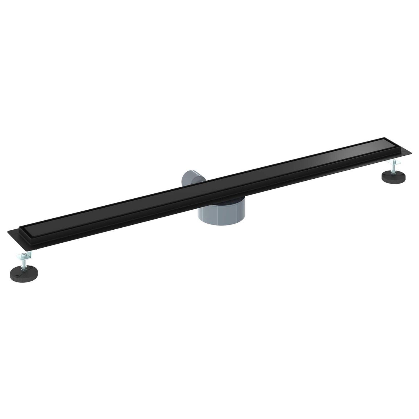 Scarico doccia 2-in-1 con sifone a 360° Nero 100 cm | homemem39