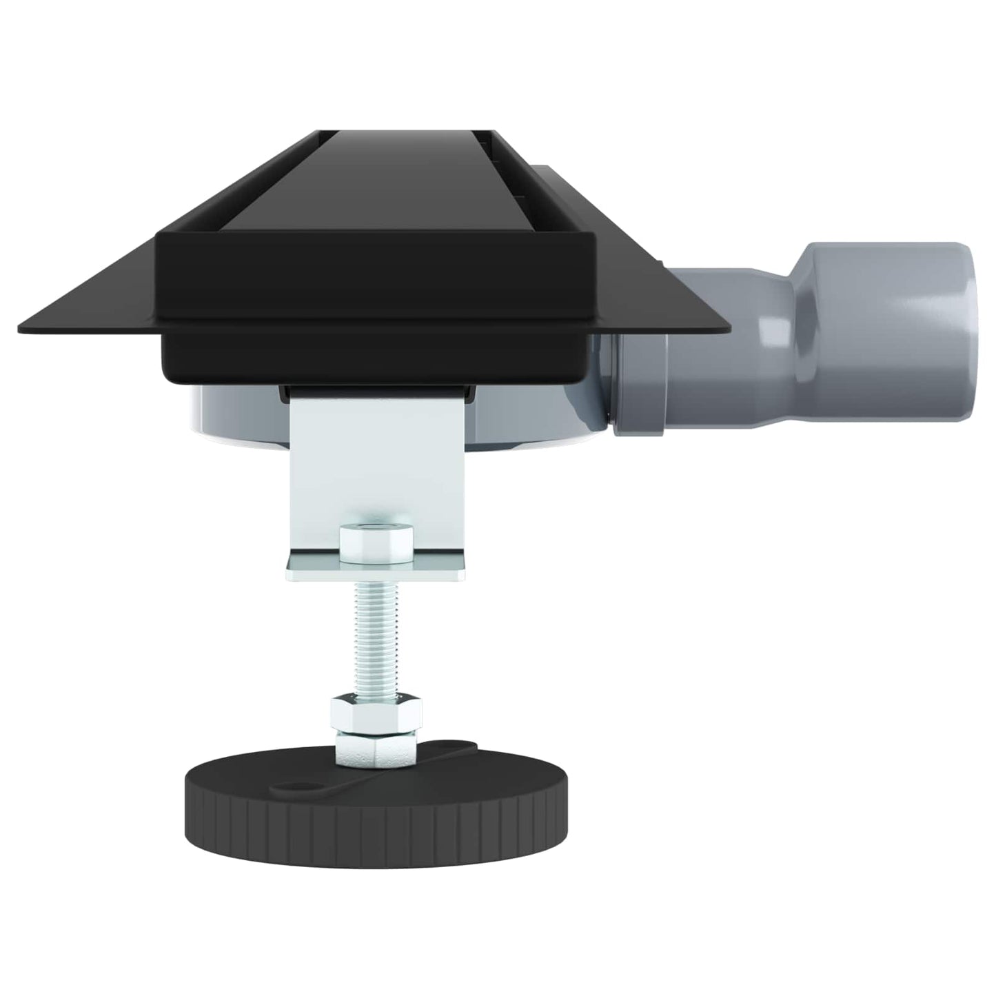 Scarico doccia 2-in-1 con sifone a 360° Nero 100 cm | homemem39