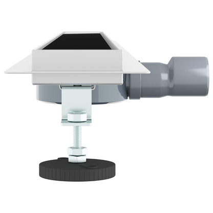 Scarico doccia con copertura in vetro e sifone a 360° 90 cm