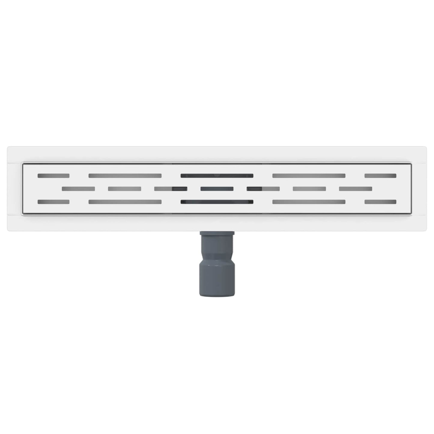 Drenaggio doccia con design a striscia Argento 60 cm | homemem39