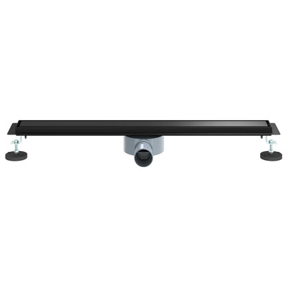Scarico doccia 2-in-1 con sifone a 360° Nero 70 cm | homemem39