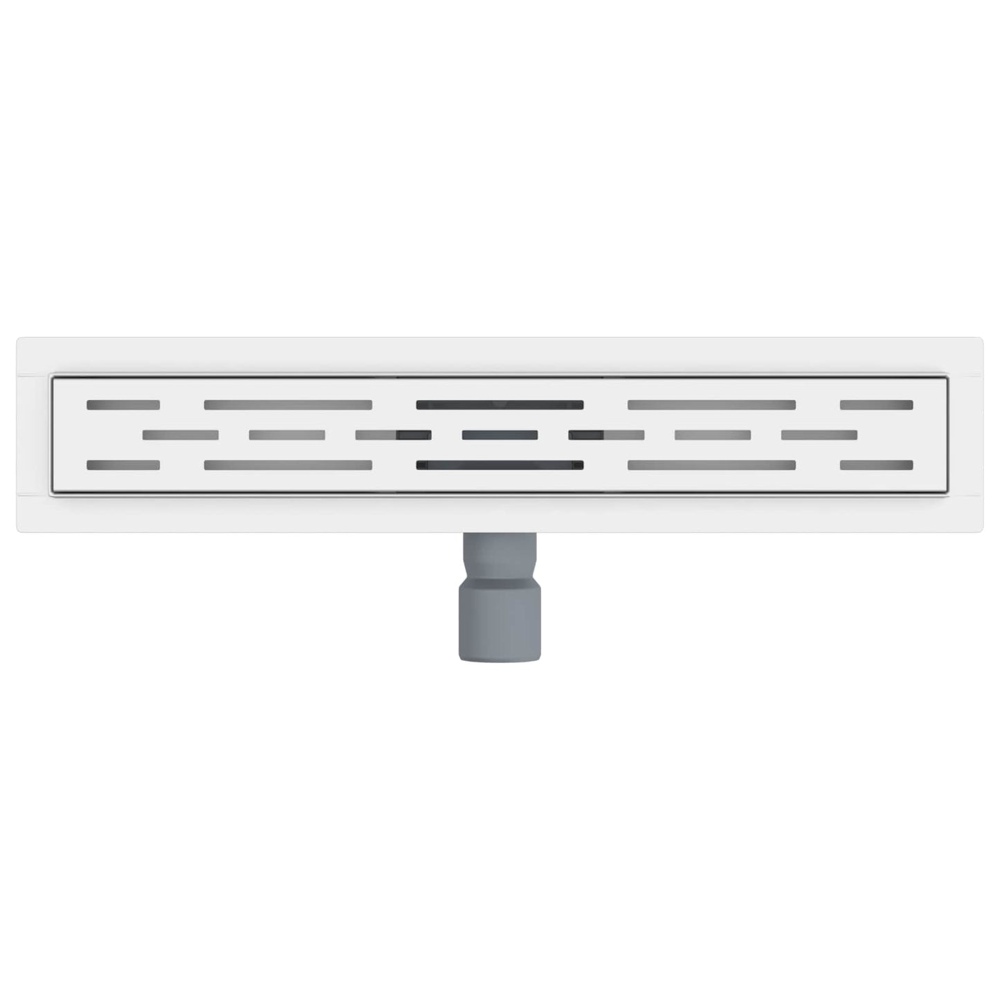 Drenaggio doccia con design a striscia Argento 50 cm | homemem39
