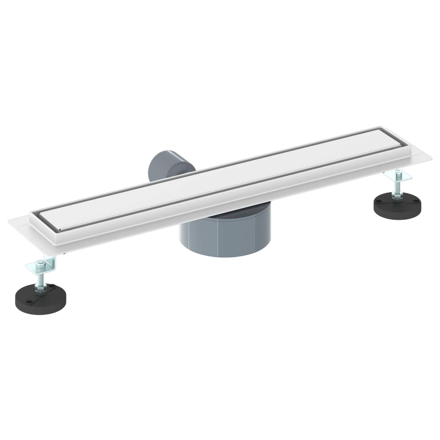 Scarico doccia 2-in-1 con sifone a 360° Argento