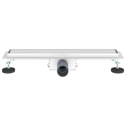 Drenaggio doccia 2 in 1 Argento 60 cm Acciaio Inox 304