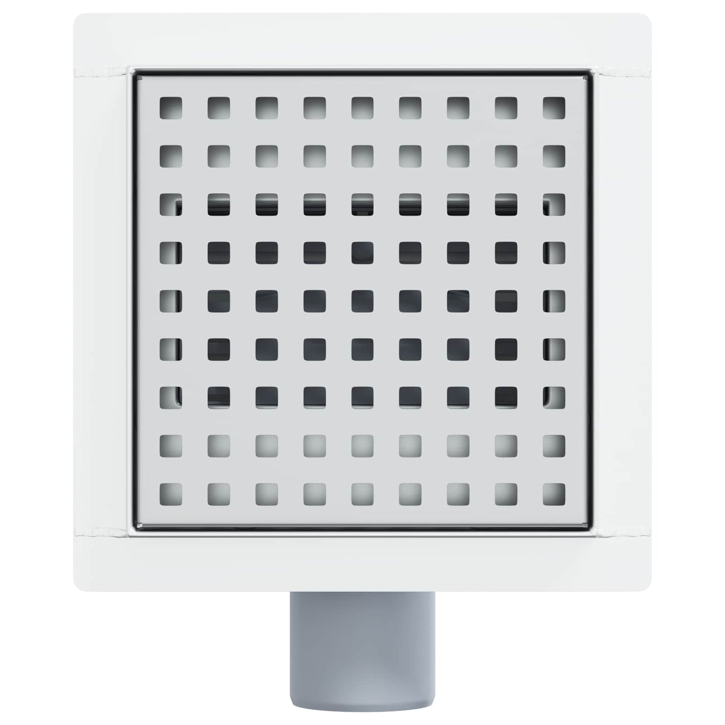 Scarico doccia a pois Argento 15 x 15 cm Acciaio Inox 304 | homemem39