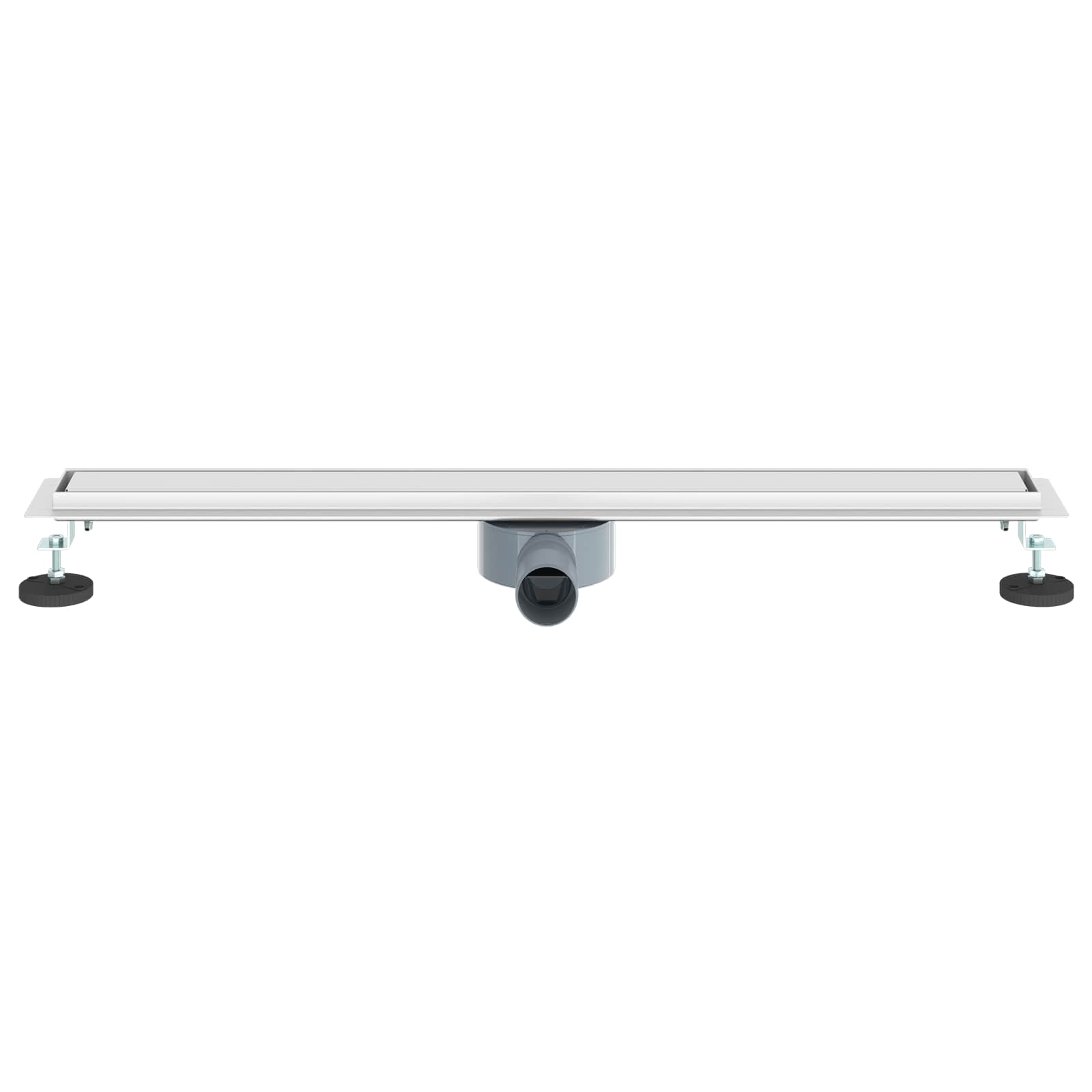 Scarico doccia 2-in-1 con sifone a 360° Argento 80 cm | homemem39
