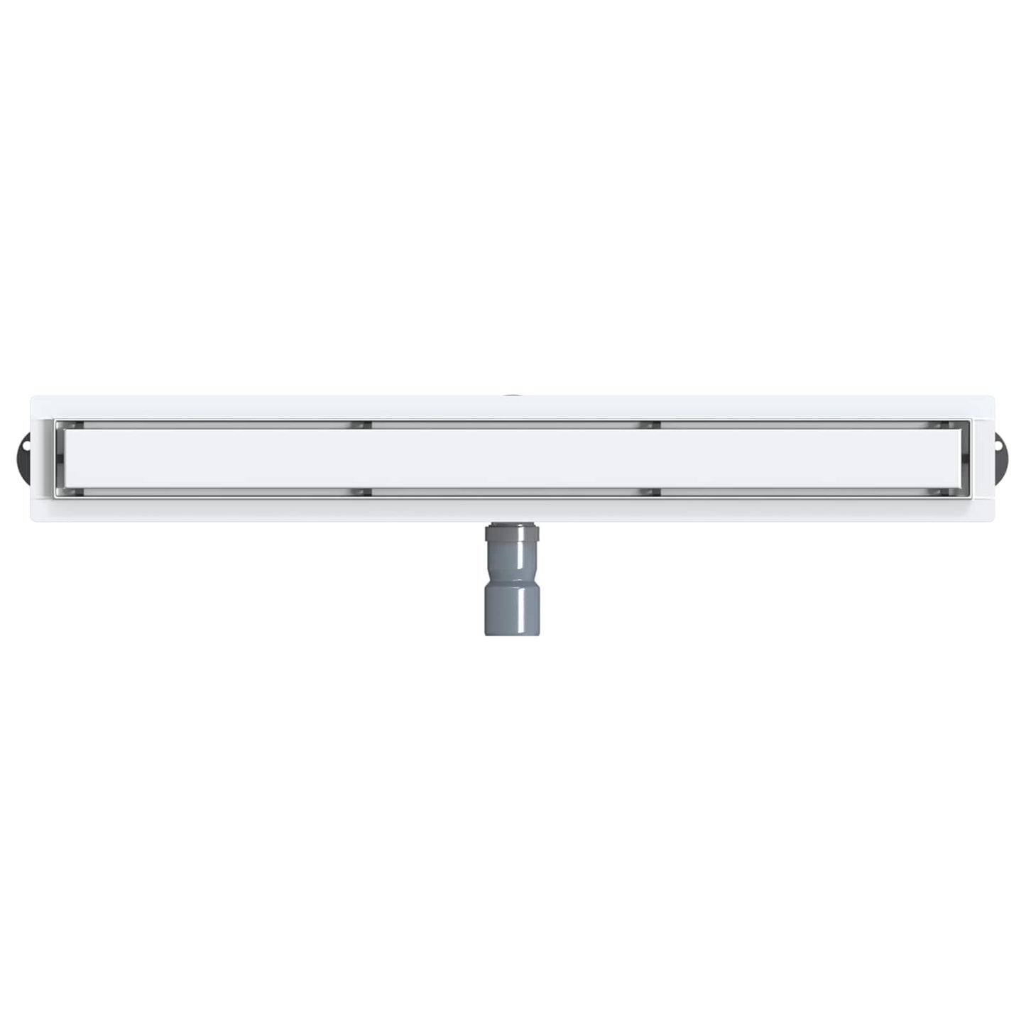 Scarico doccia 2-in-1 con sifone a 360° Argento 80 cm | homemem39