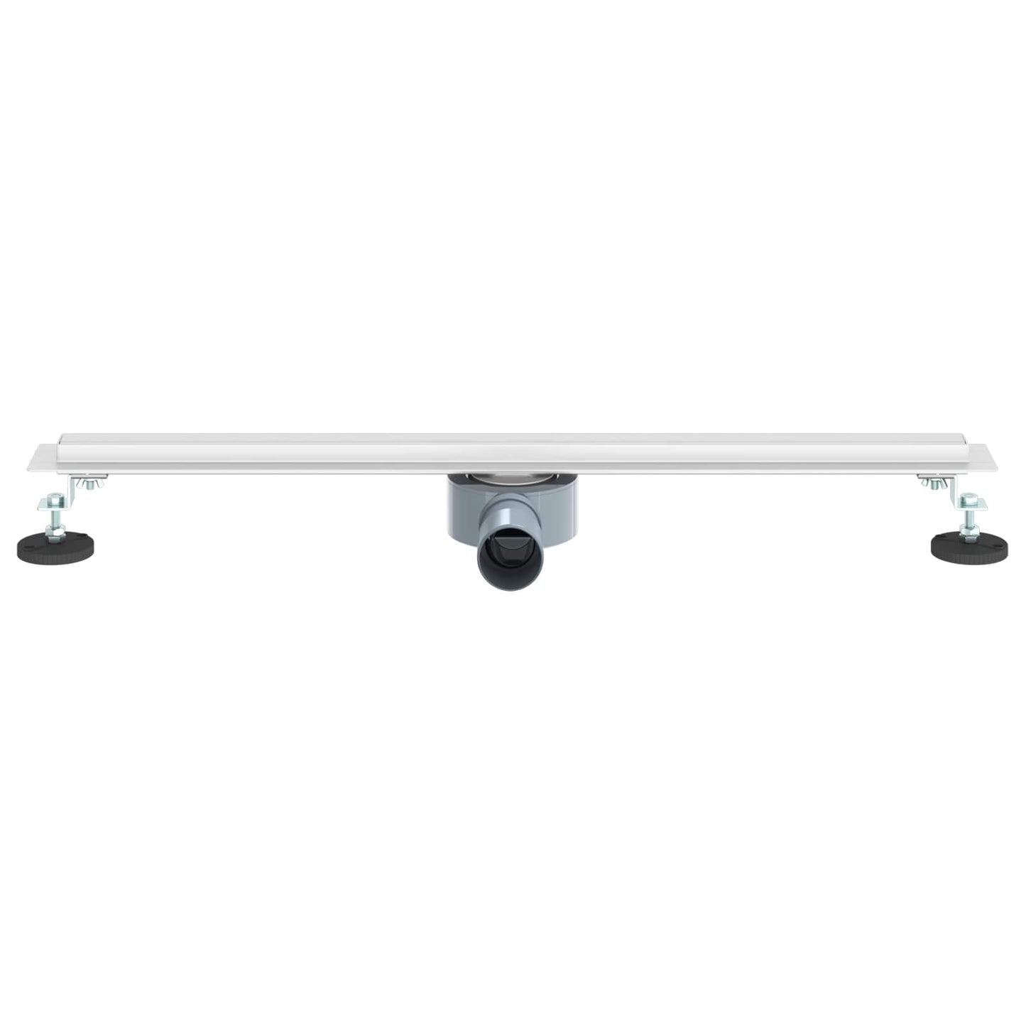Scolascale per doccia a 360° con modello slim Argento 70 cm