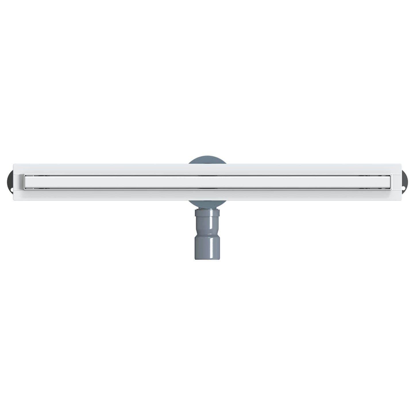 Scolascale per doccia a 360° con modello slim Argento 70 cm