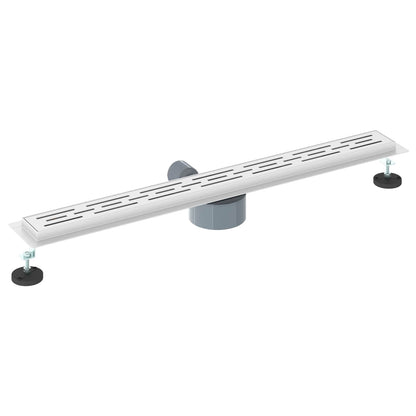 Scarico doccia con copertura in vetro e sifone a 360° 80 cm