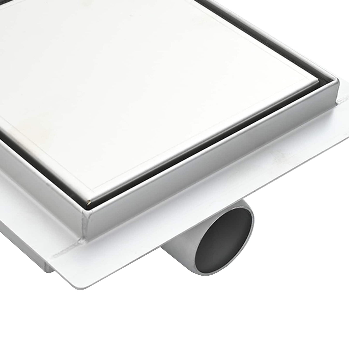 Drenaggio doccia 2 in 1 Argento 20 x 20 cm Acciaio Inox 304 | homemem39