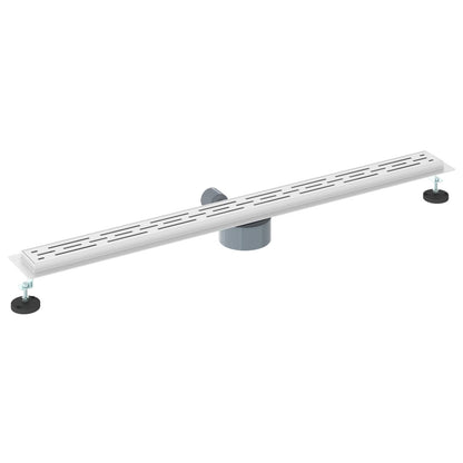 Scarico doccia con copertura in vetro e sifone a 360° 100 cm | homemem39