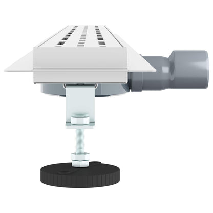 Scarico doccia con copertura in vetro e sifone a 360° 100 cm | homemem39