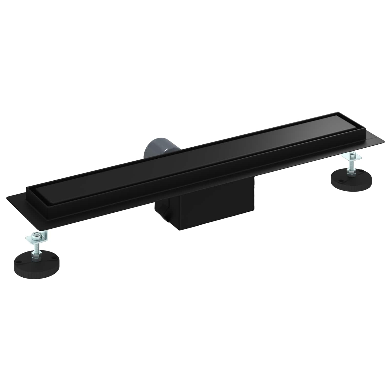 Drenaggio doccia 2 in 1 Nero 50 cm Acciaio Inox 304 | homemem39