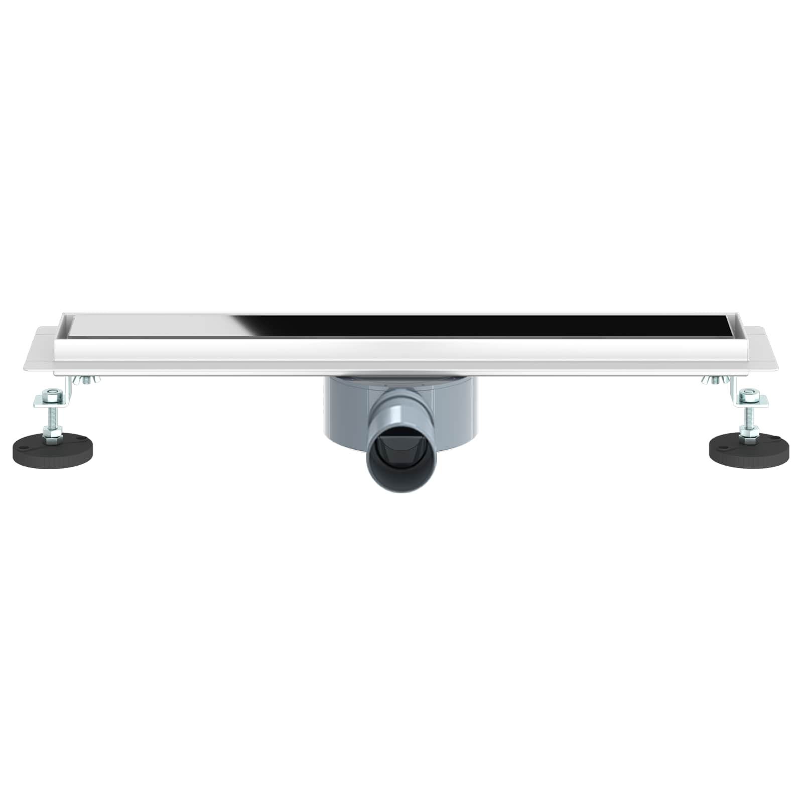 Scarico doccia con copertura in vetro e sifone a 360° 50 cm | homemem39