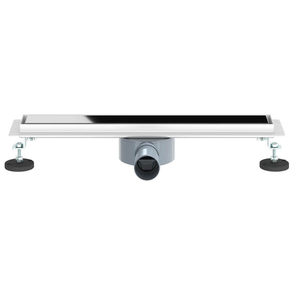 Scarico doccia con copertura in vetro e sifone a 360° 50 cm | homemem39