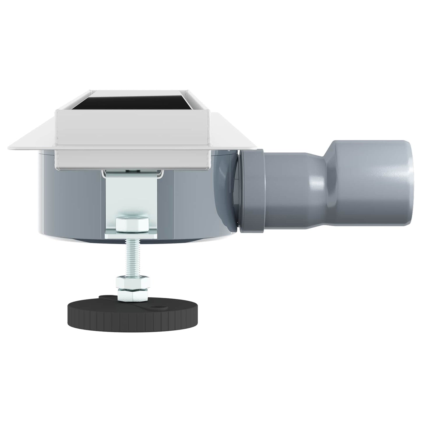 Scarico doccia con copertura in vetro e sifone a 360° 50 cm