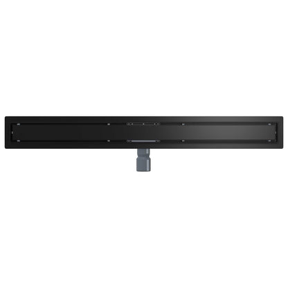 Drenaggio doccia 2 in 1 Nero 90 cm Acciaio Inox 304 | homemem39