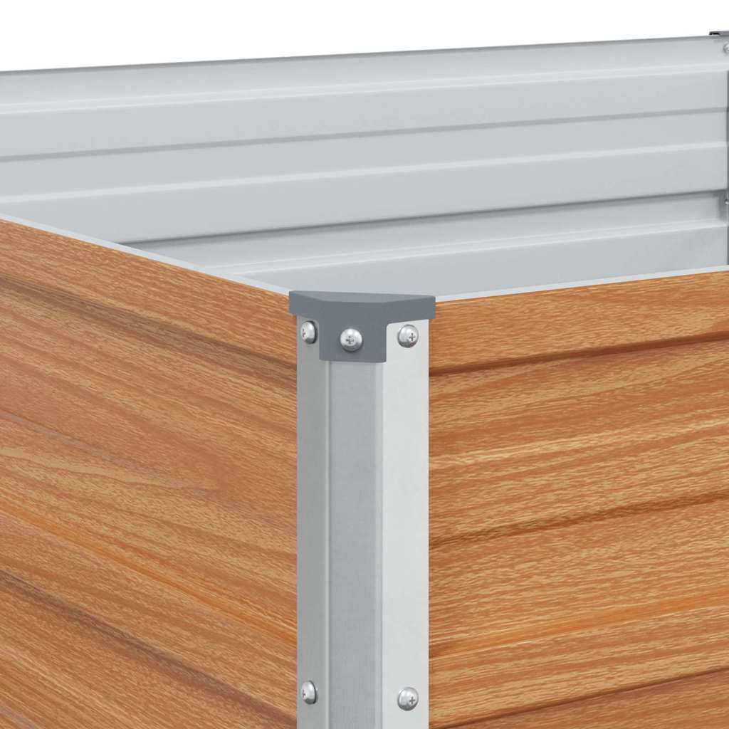 Letto rialzato da giardino Marrone Chiaro 160 x 80 x 77 cm