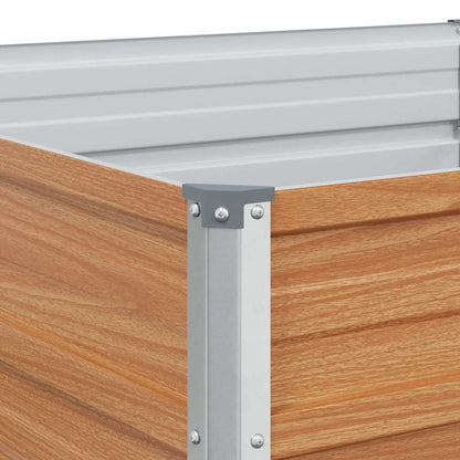 Letto rialzato da giardino Marrone Chiaro 160 x 80 x 77 cm