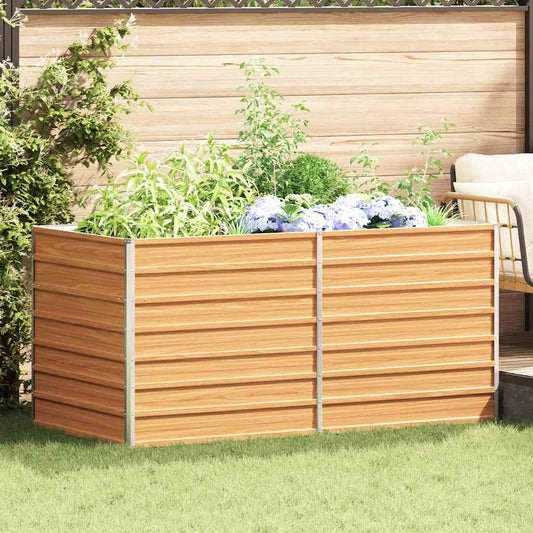 Letto rialzato da giardino Marrone Chiaro 160 x 80 x 77 cm