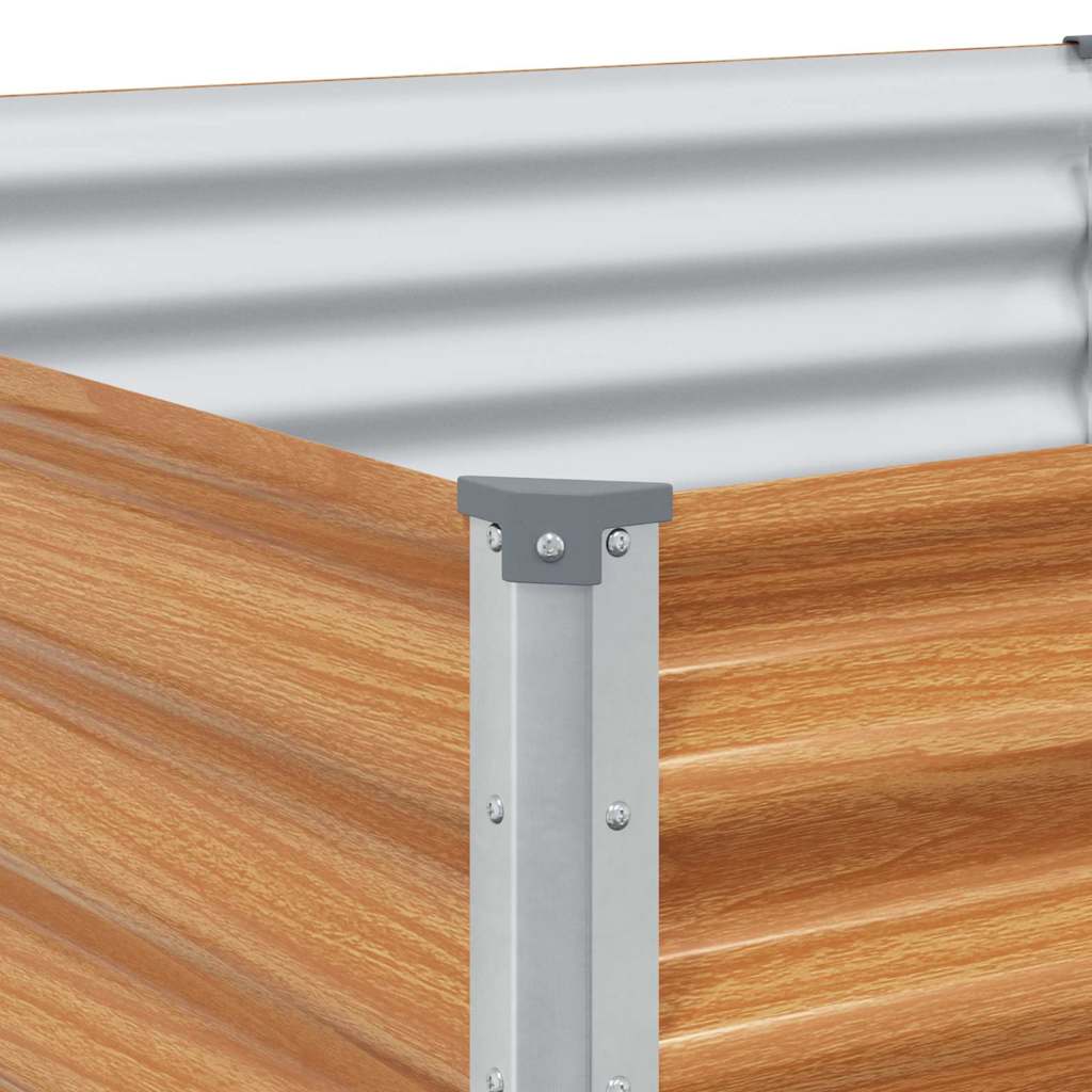 Letto rialzato da giardino 290 x 100 x 36 cm Acciaio zincato