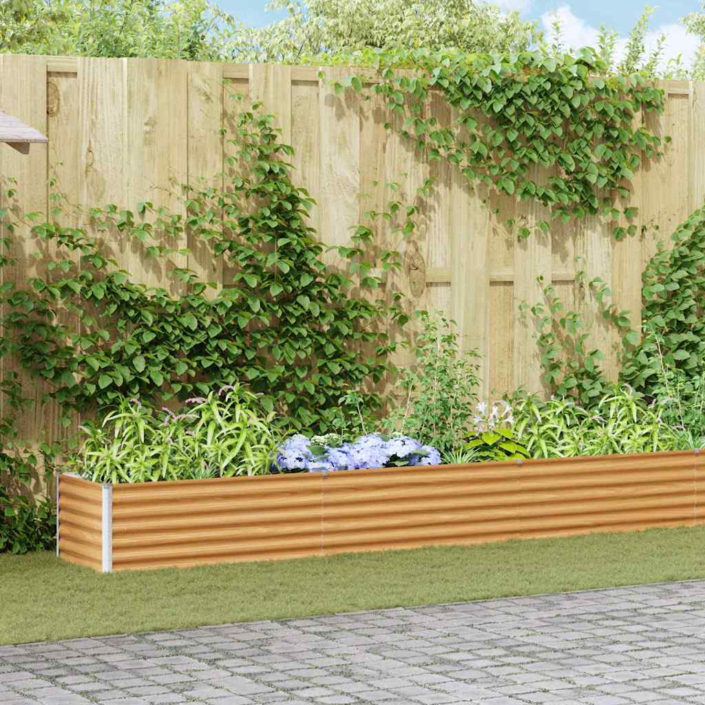 Letto rialzato da giardino 485 x 50 x 36 cm Acciaio zincato